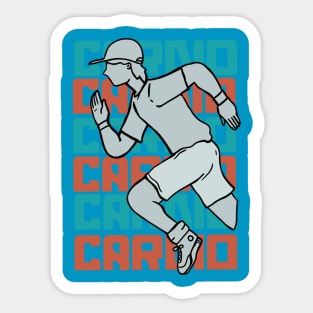 Sport cardio program Sticker